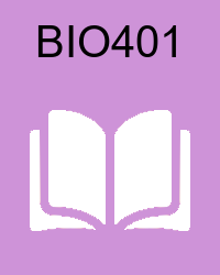 VU BIO401 Book