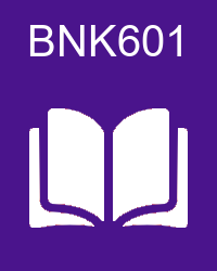 VU BNK601 Lectures