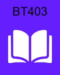 VU BT403 Materials