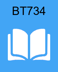 VU BT734 Book