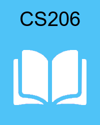 VU CS206 Book