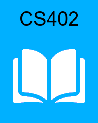VU CS402 Materials