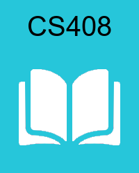 VU CS408 Book