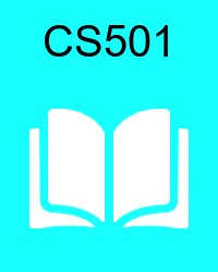 VU CS501 Book