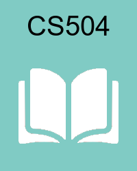 VU CS504 Materials