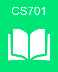 VU CS701 Book