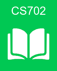 VU CS702 Book