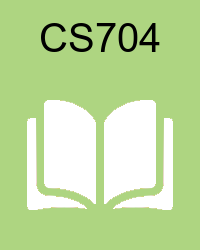 VU CS704 Book