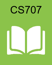 VU CS707 Book