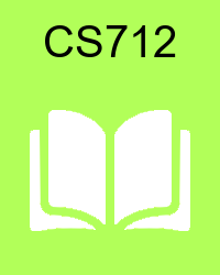 VU CS712 Book