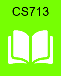 VU CS713 Book