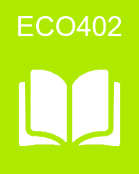 VU ECO402 Lectures