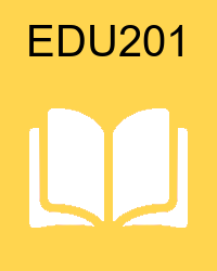 VU EDU201 Book