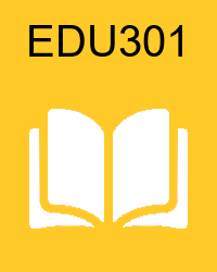 VU EDU301 Book