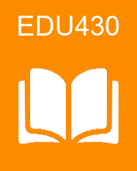 VU EDU430 Book