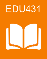 VU EDU431 Book