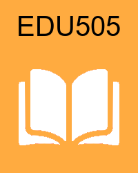 VU EDU505 Book