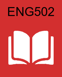 VU ENG502 Book