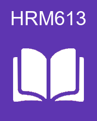 VU HRM613 Book