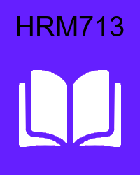 VU HRM713 Lectures