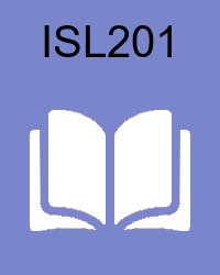 VU ISL201 Book