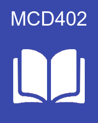 VU MCD402 Book