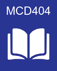 VU MCD404 Book