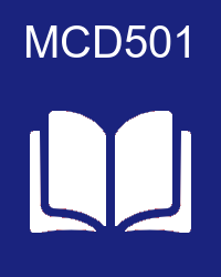VU MCD501 Book
