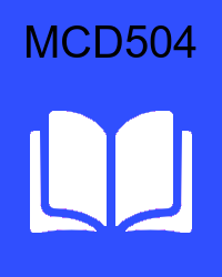 VU MCD504 Book