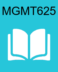 VU MGMT625-HRM625 Book