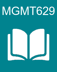 VU MGMT629 - Crisis Management handouts/book/e-book