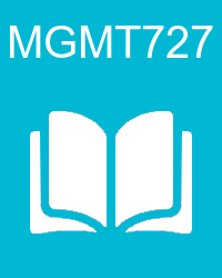 VU MGMT727 Book