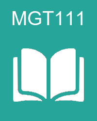 VU MGT111 Book