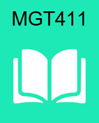 VU MGT411 Lectures