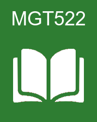 VU MGT522 Book