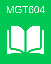 VU MGT604-BNK604 Lectures
