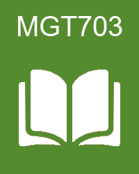 VU MGT703 Book