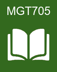 VU MGT705 Book