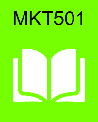 VU MKT501 - Marketing Management handouts/book/e-book