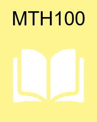 VU MTH100 Book