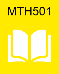 VU MTH501 Book
