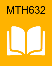 VU MTH632 Book