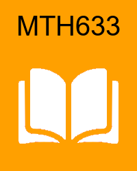 VU MTH633 Book