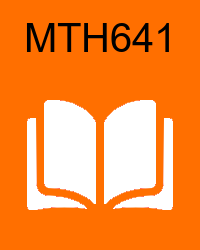 VU MTH641 Book