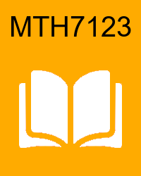 VU MTH7123 Book