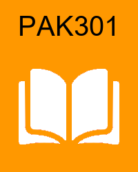 VU PAK301 Book