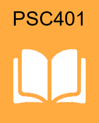 VU PSC401 Book