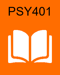 VU PSY401 Book