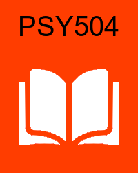 VU PSY504 Book