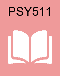 VU PSY511 Book